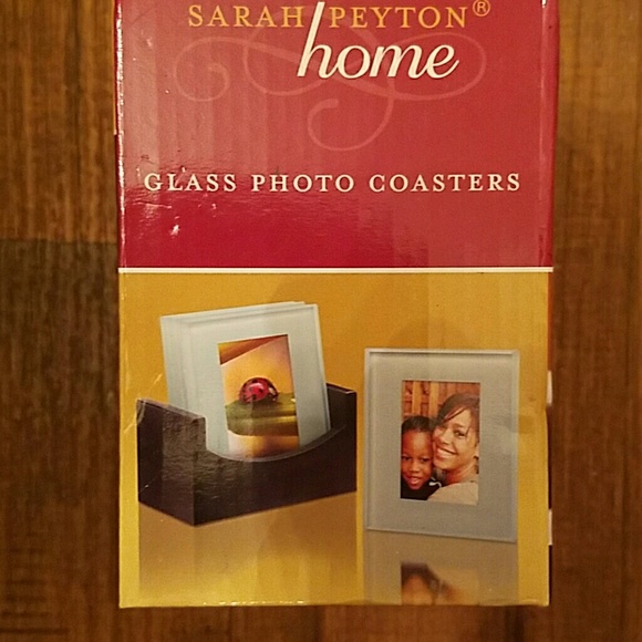 🍁Sarah Peyton Glass photo coasters🍁 - Picture 2 of 2
